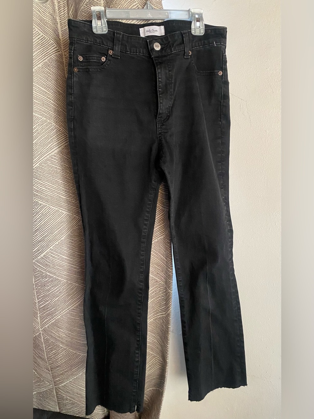 Mila Owen Denim Pants Black Denim Sz 1 US Small